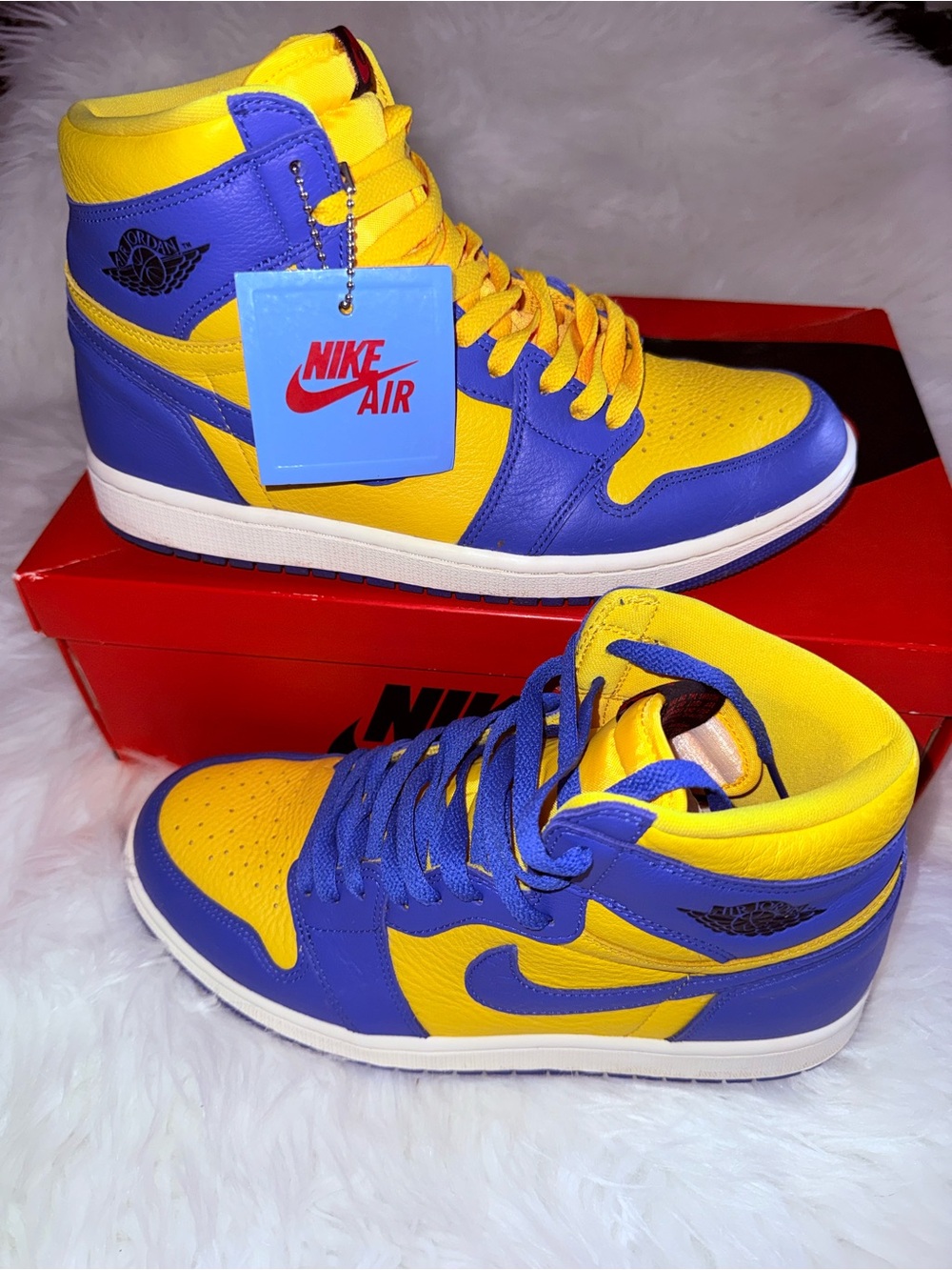 Nike Air Jordan 1 Retro High OG UCLA- Yellow & Blue Two-Tone